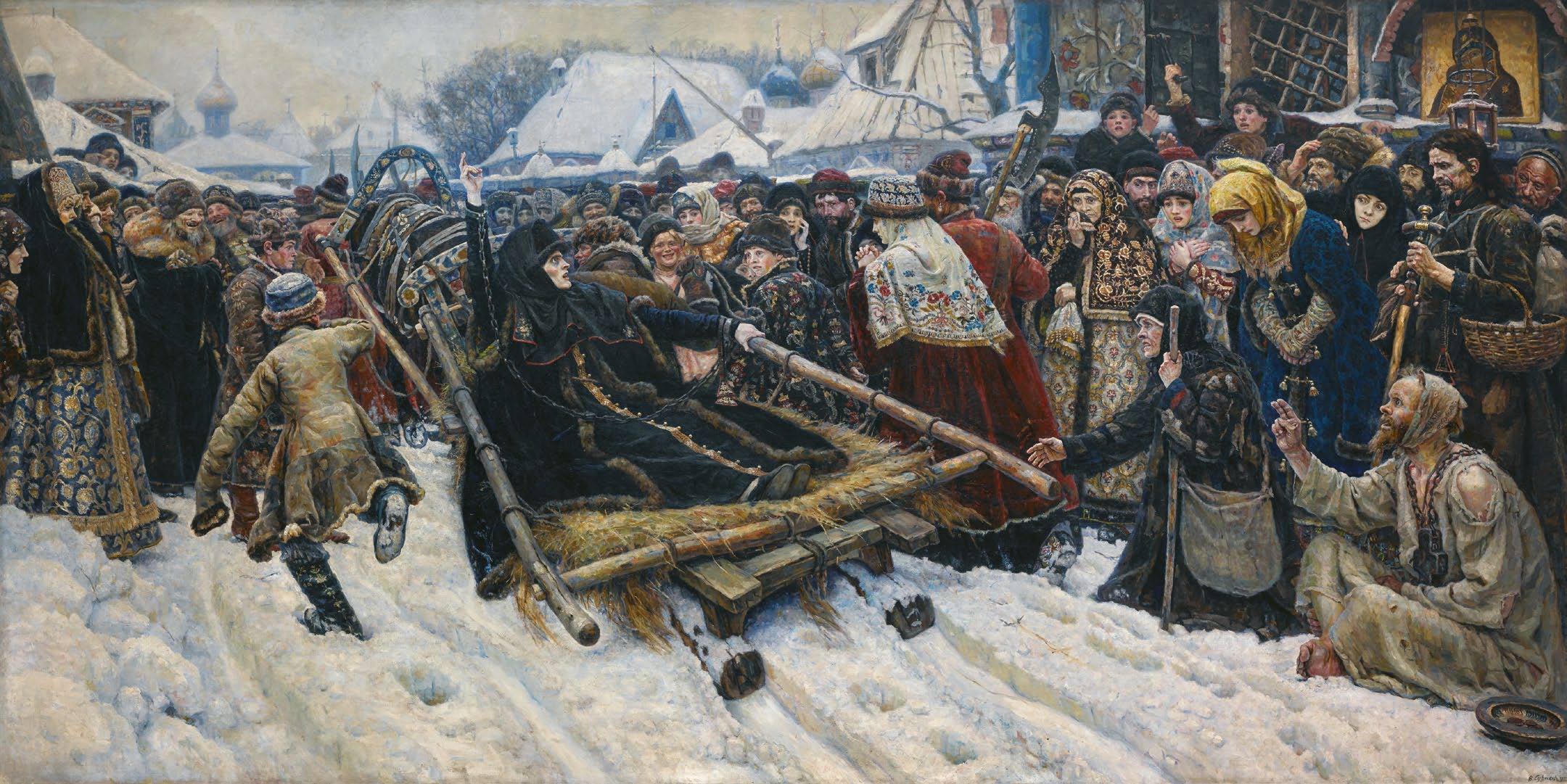 Василий Суриков. Боярыня Морозова. 1887. Холст, масло.